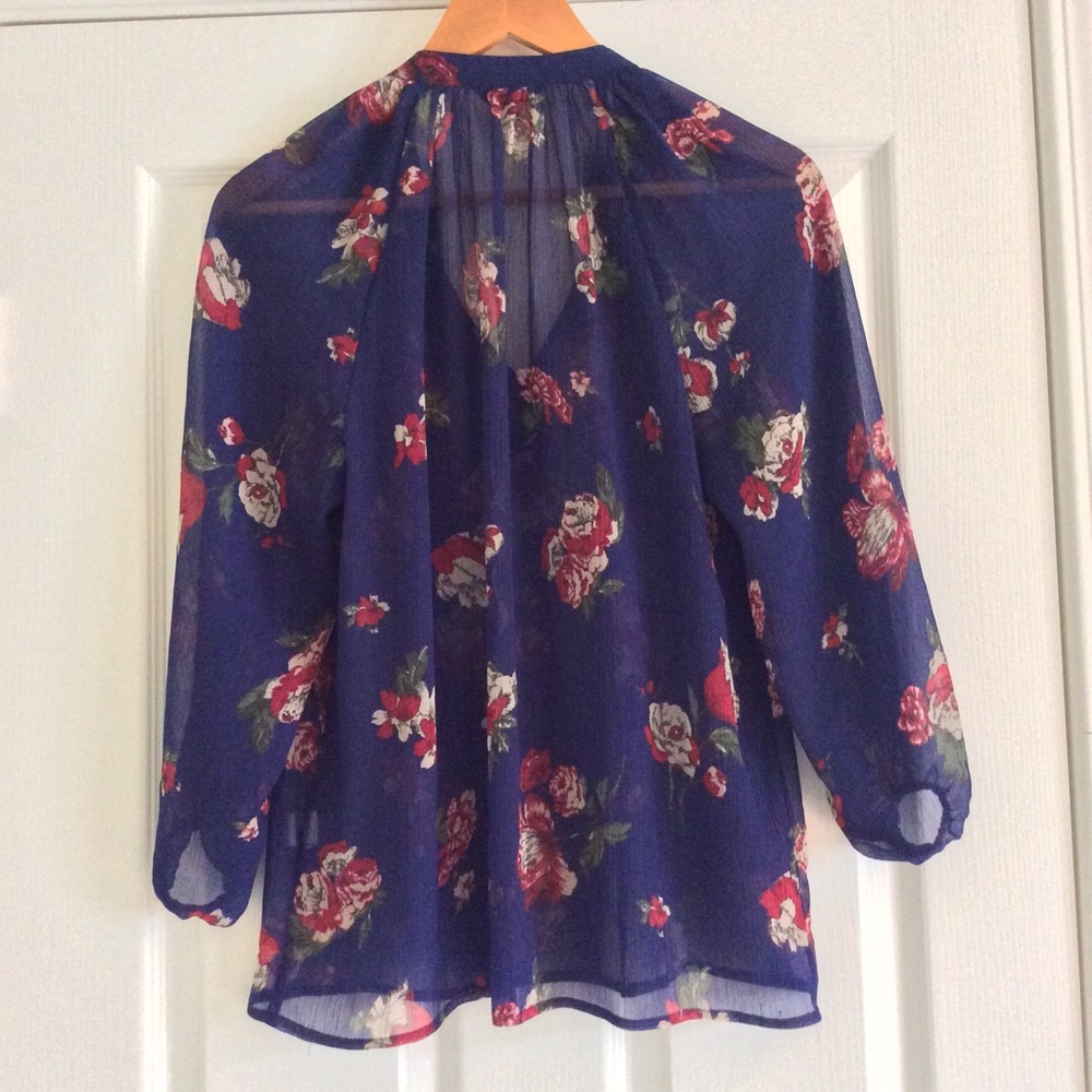 Lucky Brand Floral Blouse - Picture 4 of 7